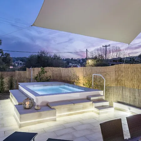 וילה Nina With Private Plunge Pool, 5km To Corfu Town
